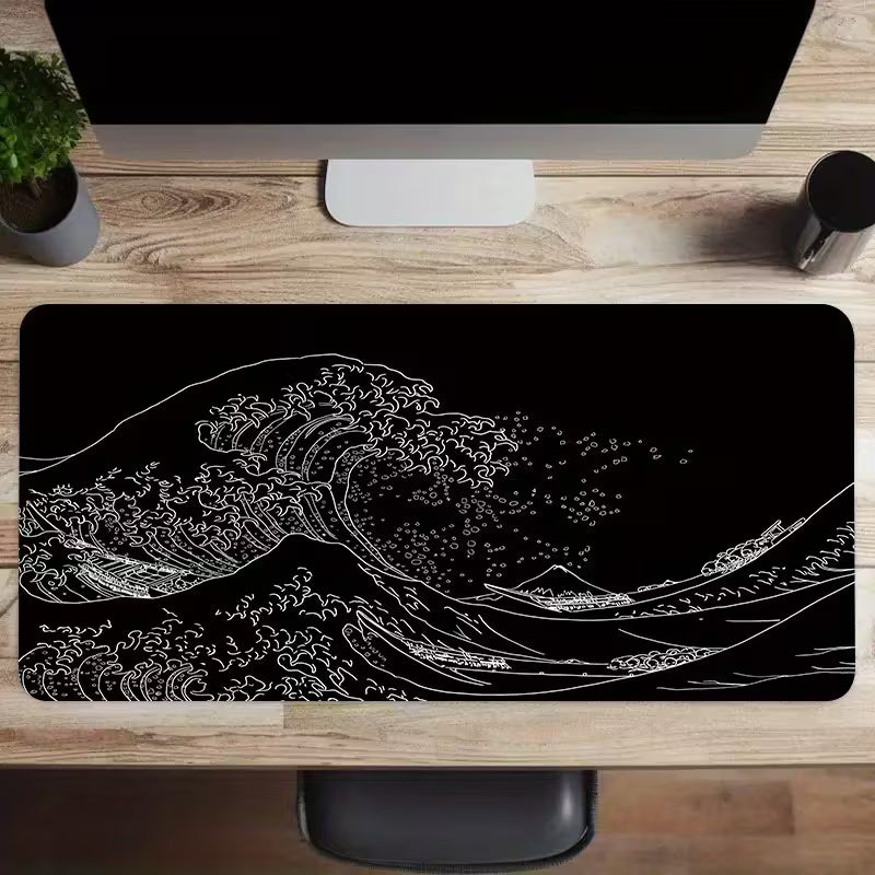XXL Mouse Pad | Midnight Wave Elegance