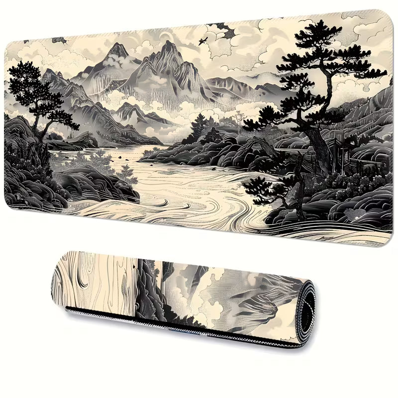 XXL Mouse Pad | Tranquil Mountain Valley