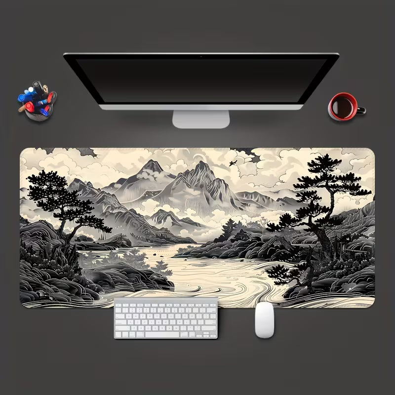 XXL Mouse Pad | Tranquil Mountain Valley
