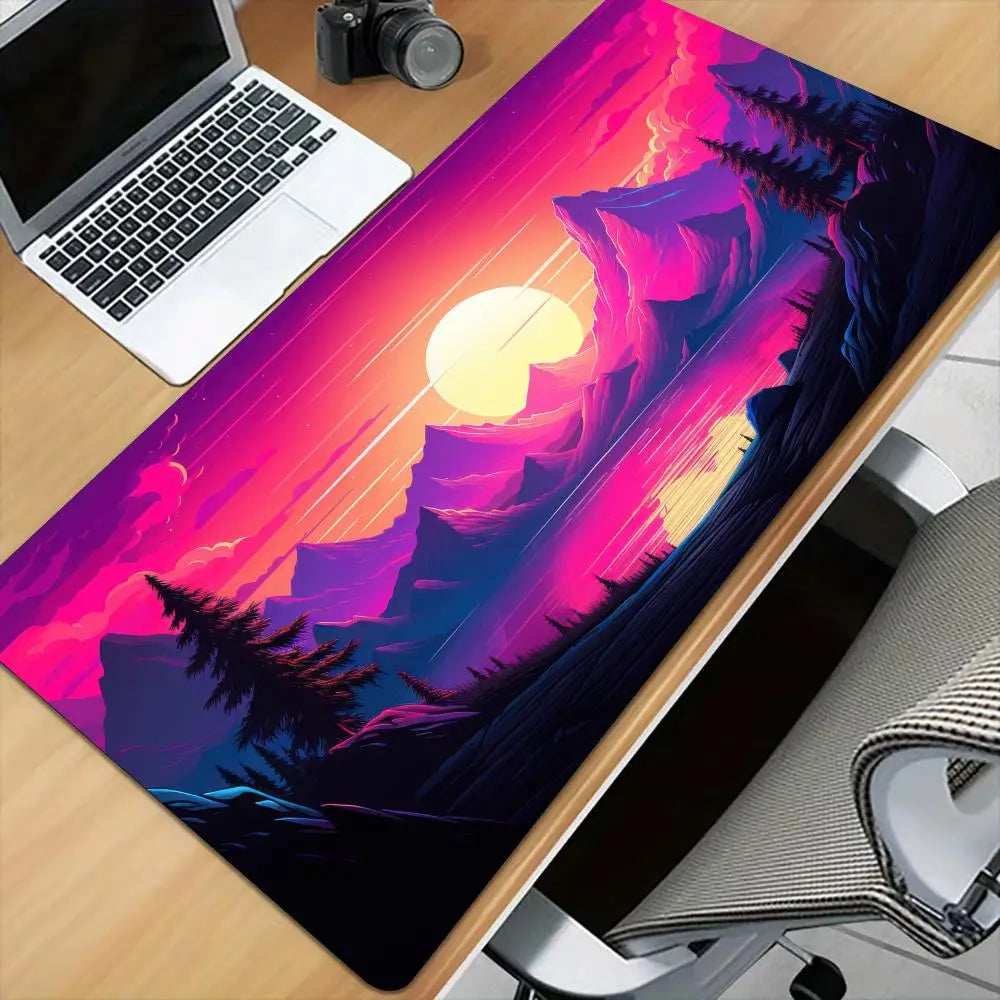 XXL Mouse Pad | Neon Horizon Collection