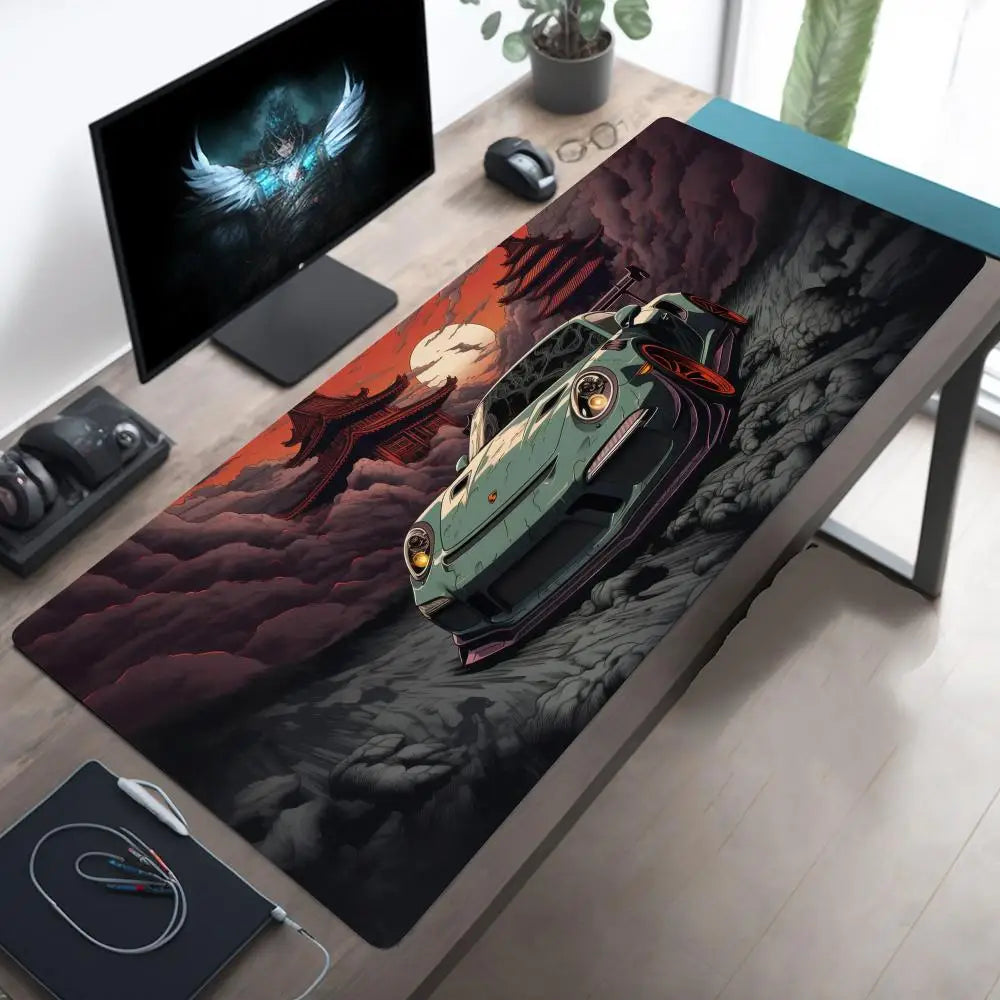 XXL Mouse Pad | Midnight Turbo Temple
